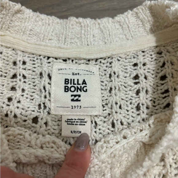 Billabong Block Party Oversized Sweater. Small - Picture 6 of 9